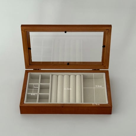 box-03067　Wood Accessory Storage Box