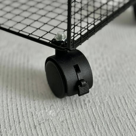 wagon-03013　Iron Mesh Wagon With Handle And Casters