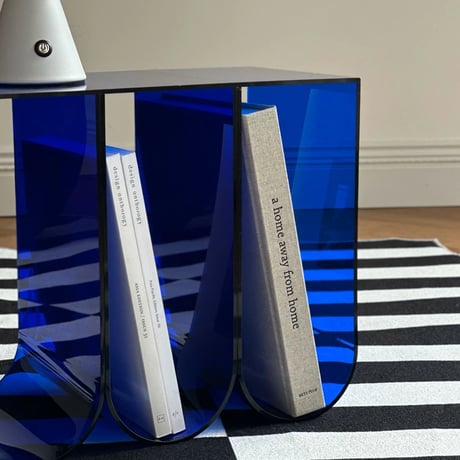magazinerack-03035　Acrylic 3Way Magazine Rack Side Table