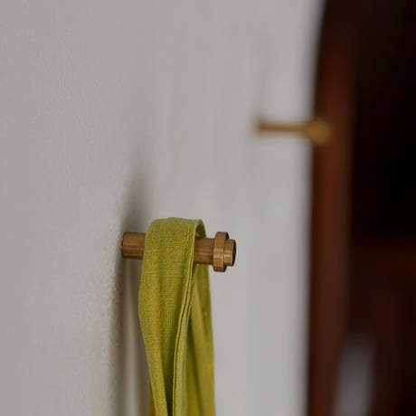 wallhook-03007　I-shaped Brass Wall Hook H1.5×4