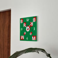 clock-03122　BROOM Wall Clock Silent