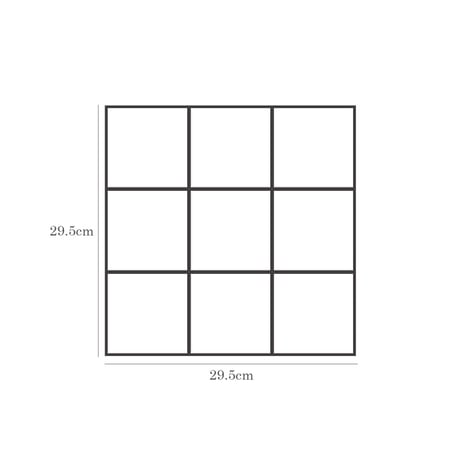 3dtile-b3　Three-dimensional Tile Panel Sticker 29.5×29.5cm b3