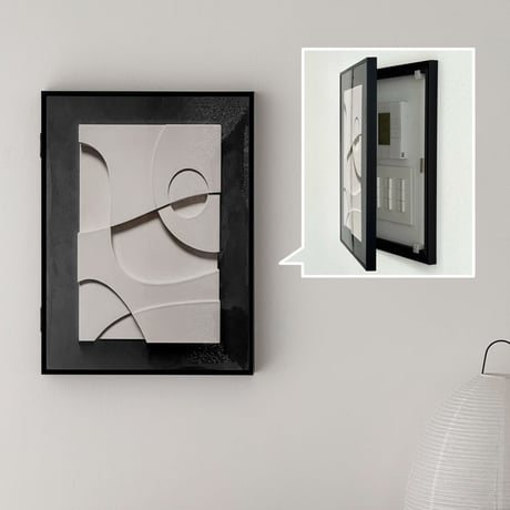 poster-03149　Modern Abstract Art Panel Meter Box Cover 40×30