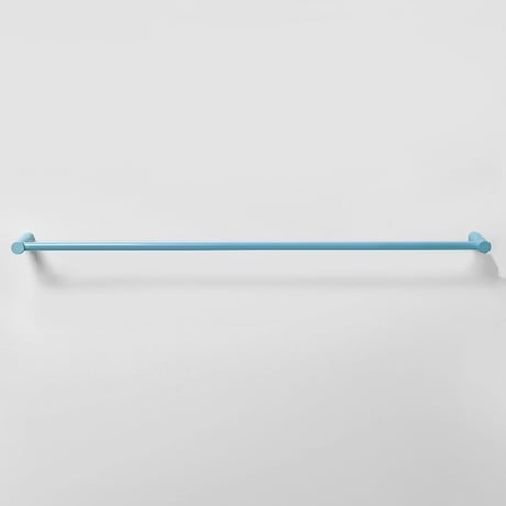wall-03113　Iron Wide Towel Hangar Light Blue W60cm