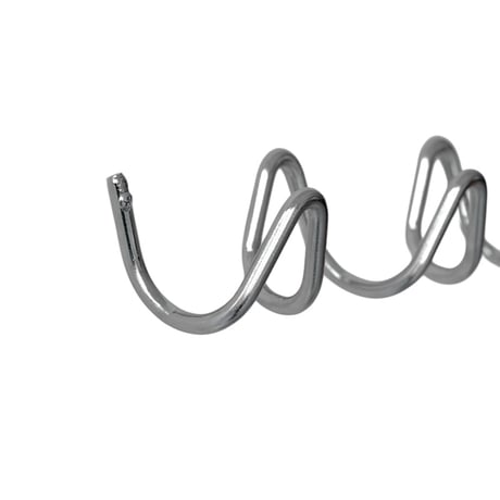 wall-03117　Loop Silver 5 consecutive Hook Iron