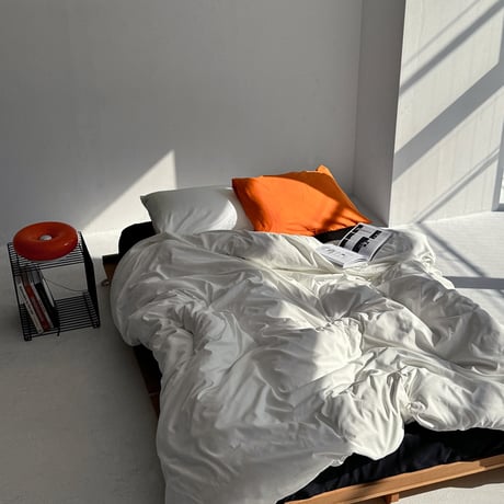 beddingsets-03067　Offwhite×Black Bedding Sets