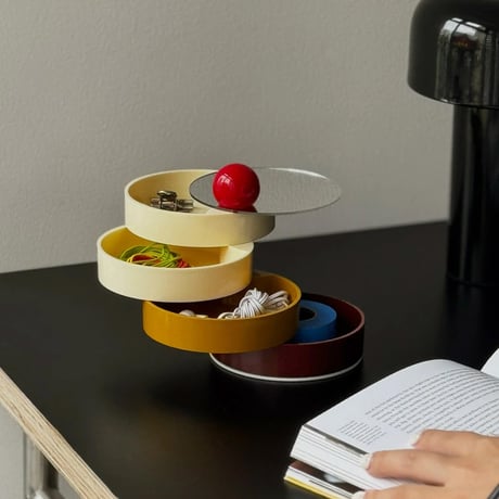 box-03062　Rotating Round Accessory Case