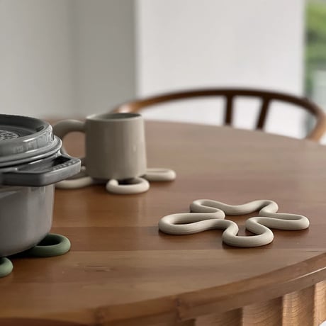 potstand-03040　Nuance Silicone Trivet Coaster/Set of 2