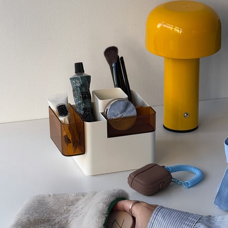 stationery-03053　Hueblock-kit Series Multi Color White×Brown Multistand