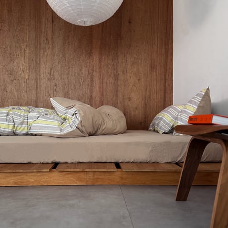 beddingsets-03123　Yellow×Brown Stripe Bedding Sets