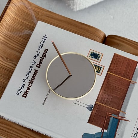 incenseholder-03089　Stainless Steel Round Incense Holder