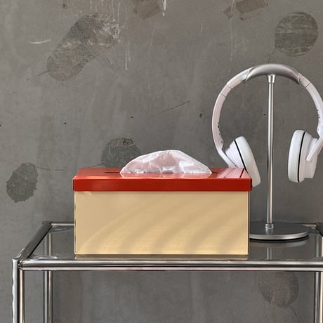 tissuebox-03094　Bicolor Steel Tissue Case