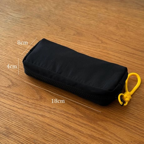 stationery-03034　M size Water Repellent OXFORD Fabric Colored Pen Case Pouch with Strap