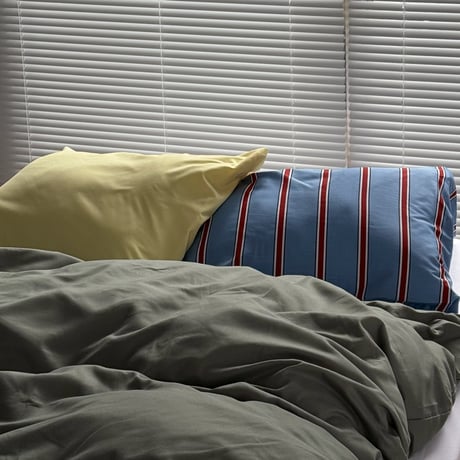 beddingsets-03102　Green×Stripe×Yellow Bedding Sets