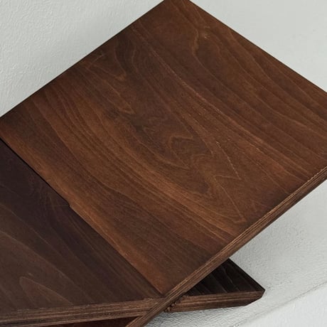 magazinerack-03042　Larch Plywood Cross Bookstand