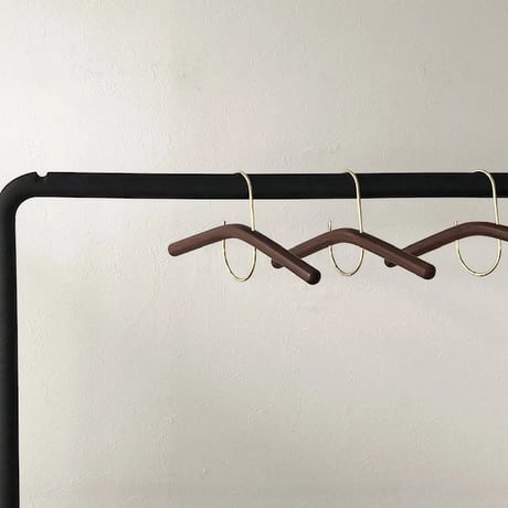 wall-03061　C Curve Wood Hanger