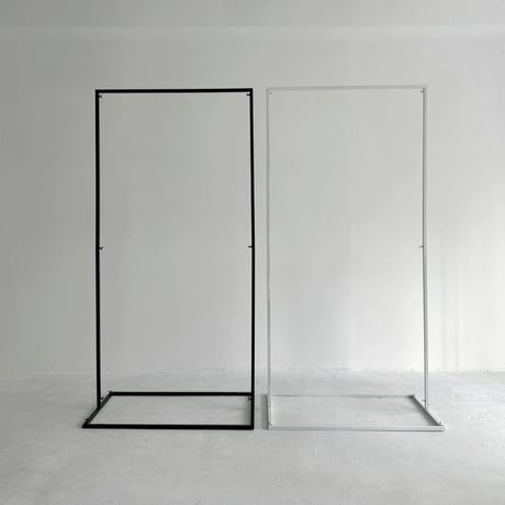 rack-03035　Black White Iron Hanger Rack H200×W100 Assembly Type