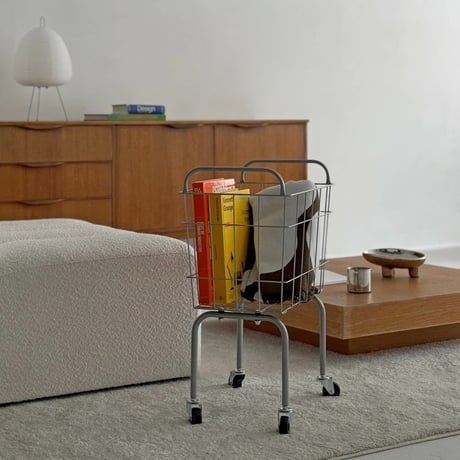 wagon-03025　Caster Leg Laundry Basket Cart