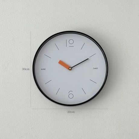 clock-03088　Accent Clock Hands Round Wall Clock