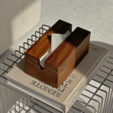 tissuebox-03078　Walnut Tissue Case