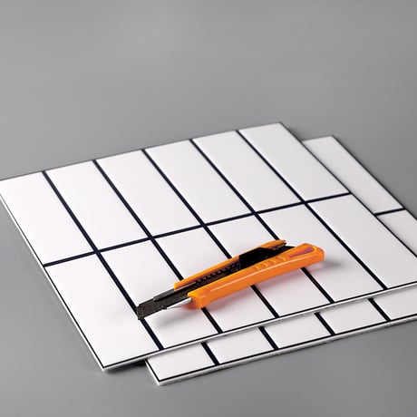 3dtile-a8　Three-dimensional Tile Panel Sticker 29.5×29.5cm a8