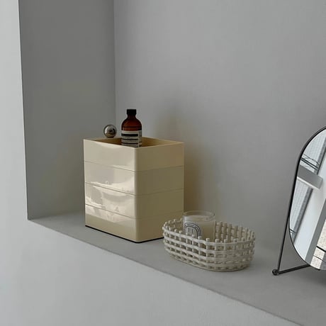 box-03032　360° Rotation Silver Ball Slide Storage Case