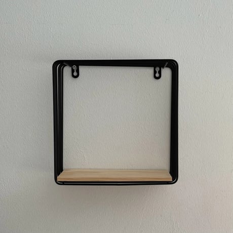 shelf-03046　Square Wire Shelf Black