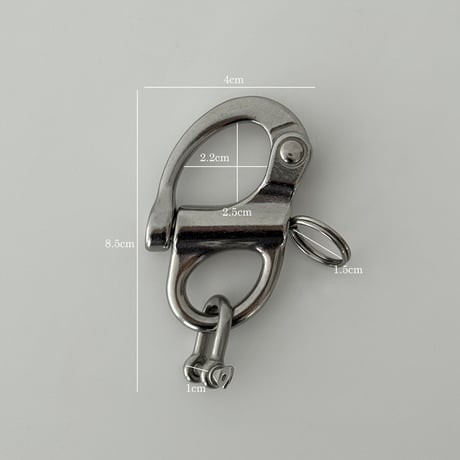 keyring-03003　Stainless Steal Snap Shackle×Straight Shackle  Keyhook