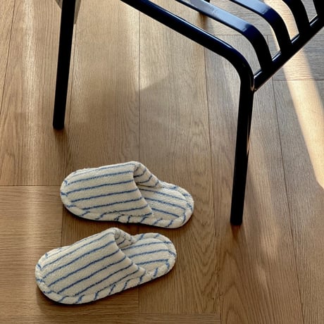 slipper-03002　Color Stripe Room Shoes Slippers