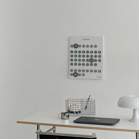calendar-03023　Wood Panel Wall Perpetual Calendar