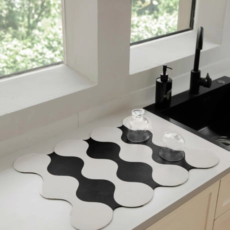 mat-03081　Monotone Design Diatomaceous Earth Absorbent Mat 30×40/50×60