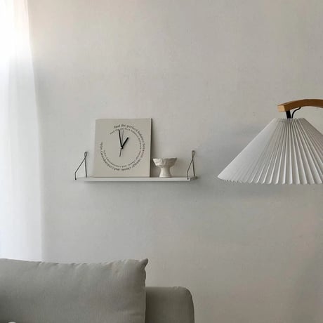shelf-03025　Hang Silver Wood Wall Shelf 60cm