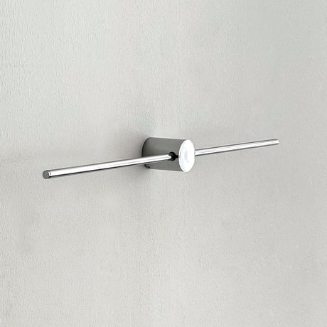 wall-03054　Silver Slide Line Towel Hanger 60cm/80cm