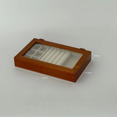 box-03067　Wood Accessory Storage Box