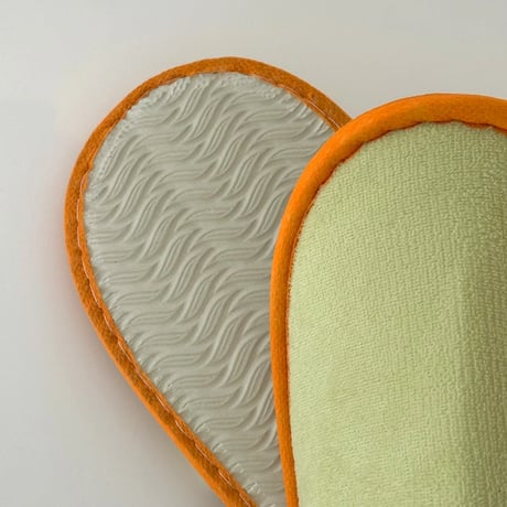slipper-03007　Color Piping Room Shoes Slippers/Set of 2