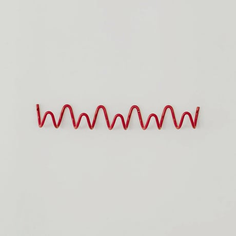 wall-03115　Loop Red 5 consecutive Hook Iron