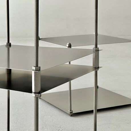 rack-03064　Stainless Steel Square Modular Shelf