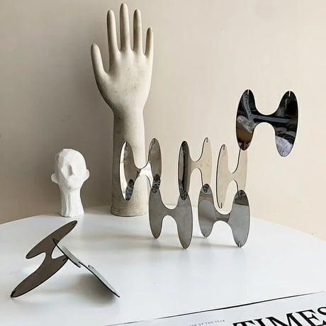 objet-03021　Mirror Art Objects 4-pieces