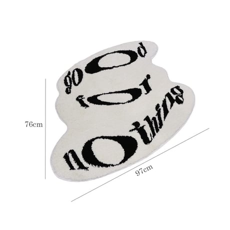 mat-03110　Good For Nothing Rug 80x100
