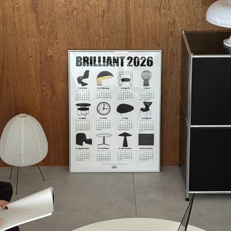 poster-03147　BRILLIANT 2026 Calendar 70×50