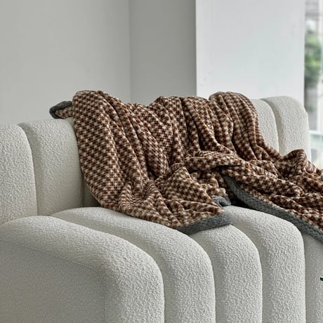 blanket-03051　Gingham Check Blanket 200×180