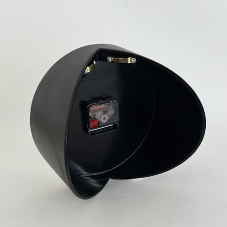 clock-03111　Black Wall Clock For Corners only Silent