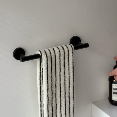 towel-03022　Towel Hanger Stainless Steel Matt Black