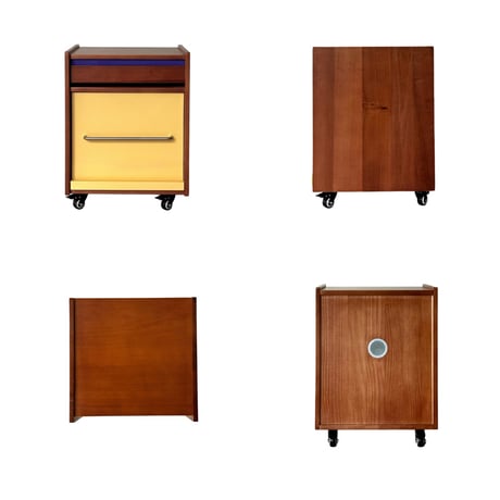 chest-03006　Natural Wood Color Drawer Cabinet Chest