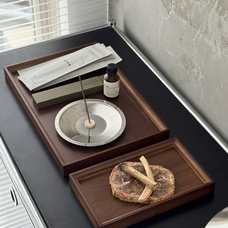 tray-03144　Black Walnut-like Display Tray