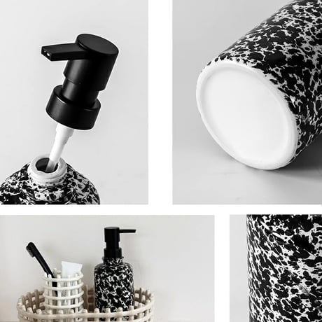 soapbottle-03047　Made of ceramic Splash Soap dispenser 360ml