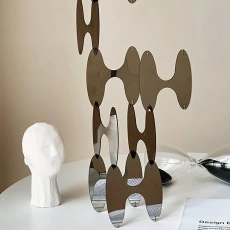 objet-03021　Mirror Art Objects 4-pieces