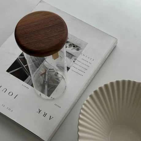 incenseholder-03060　Fork Brass Glass Incense Holder