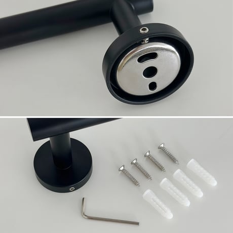 towel-03022　Towel Hanger Stainless Steel Matt Black