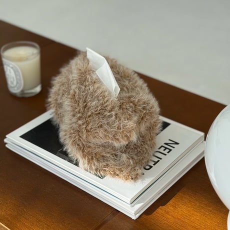 tissuebox-03086　Eco Fur Tissue Case